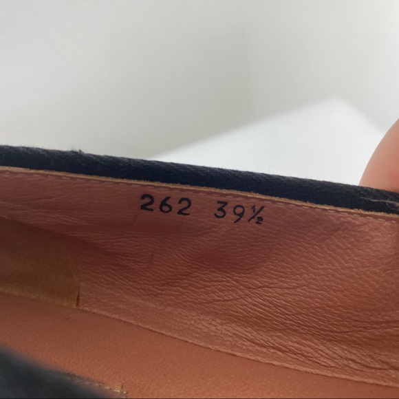 Alaia Pewter Metallic Ballet Bow Flats 39.5 - Picture 7 of 8